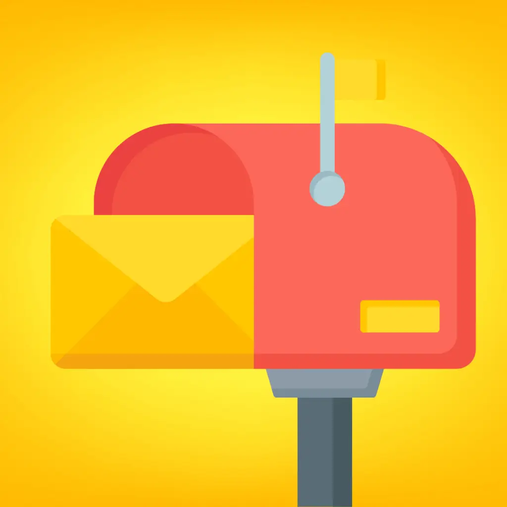 Mailbox with an envelope for direct mail marketing campaigns including EDDM and targeted mail services.